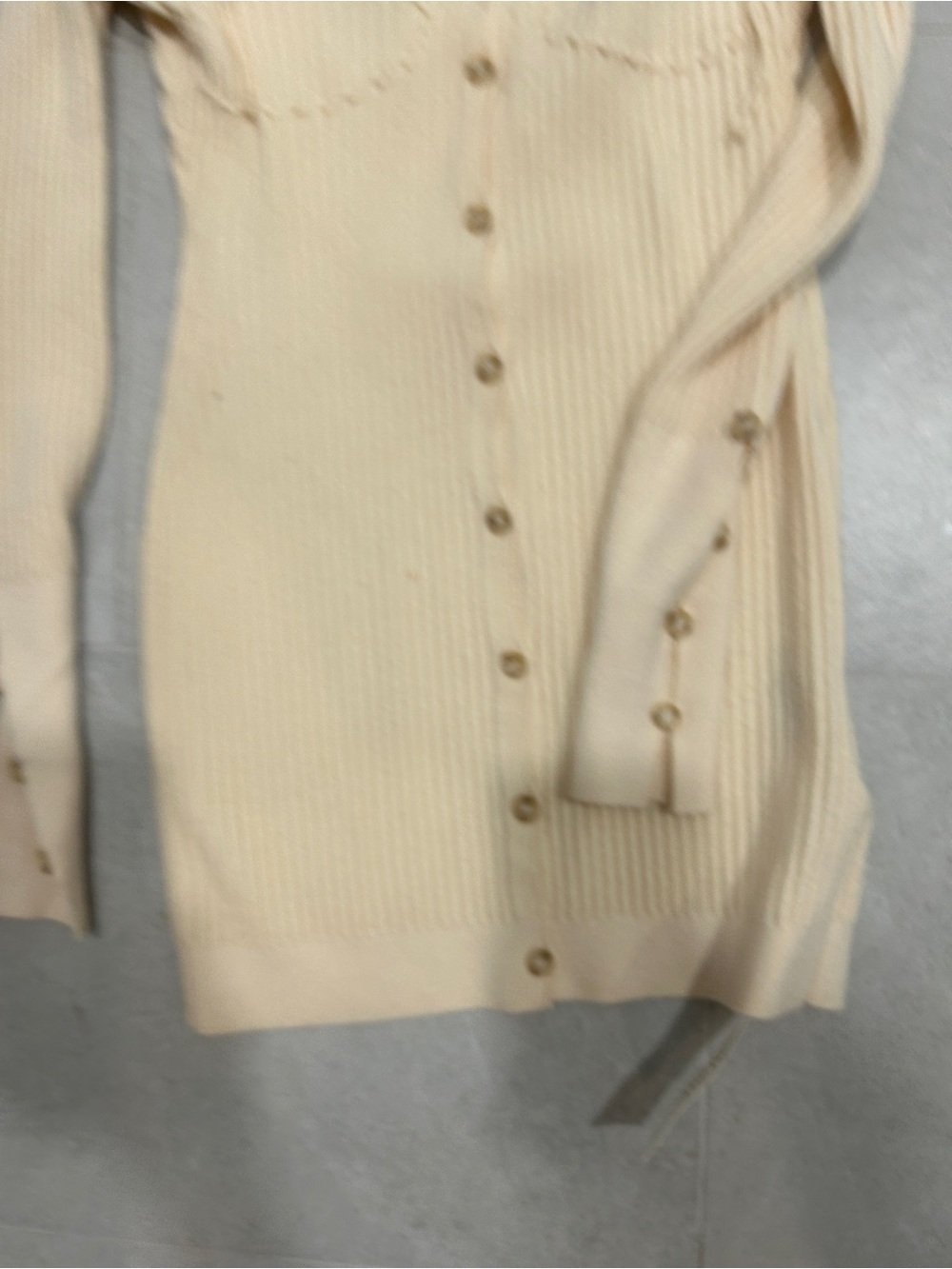 Lauris Long Sleeve Merino Wool Mini Sweater Dress JACQUEMUS - Picture 11 of 13